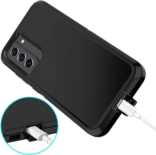 Miniatura 5 de I-HONVA para Samsung Galaxy S21 FE 5G, Funda Resistente a Golpes, Polvo y Caídas de 3 Capas, Protección Completa del Cuerpo