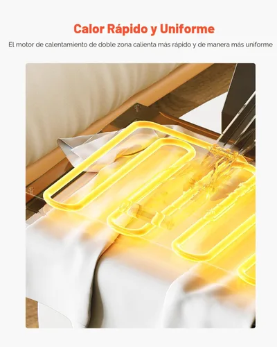 Miniatura 2 de VEVOR - Máquina de prensa de calor 2 en 1 para camisetas y gorras, máquina de prensa de camiseta digital profesional de 15 x 15 pulgadas con retorno