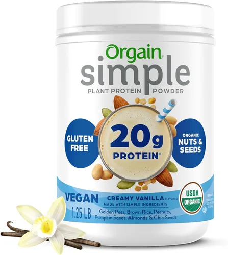 Miniatura 8 de Orgain Proteína simple vegetal orgánica en polvo, 1.25 libras