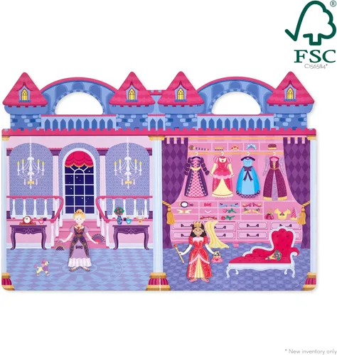 Miniatura 3 de Melissa & Doug Princesa Puffy, juego de adhesivos, Juego de calcomanías infladas - princesa, 1, Azul