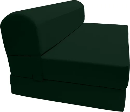 Miniatura 11 de D & D Futon Furniture Chair cama plegable de espuma, sofá de estudio, colchón de espuma doblado (6 x 36 x 70 pulgadas, azul real)