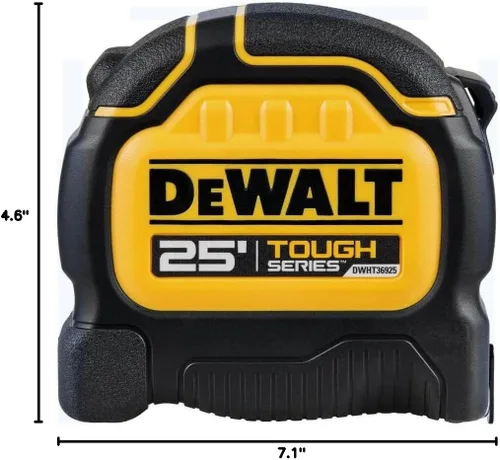 Miniatura 10 de DEWALT Toughseries - Cinta métrica de 25 pies (DWHT36925S)