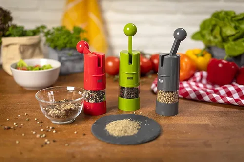 Miniatura 6 de Kuhn Rikon – Molinillo Ratchet de alto rendimiento, Rojo