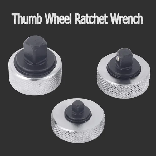Miniatura 9 de Juego de 3 llaves de trinquete reversibles, llave de trinquete de palma, juego de trinquete de 1/4" 3/8" 1/2", juego de trinquete de dedo mini