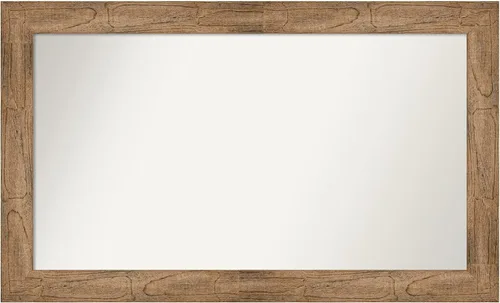 Amanti Art Espejo personalizado, espejo de baño marrón búho, espejo de pared o espejo de tocador de baño sobre el fregadero (27.5 x 45.5 pulgadas),