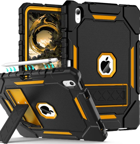 Miniatura 33 de Grifobes Funda para iPad A16 de 11ª Generación de 11 pulgadas 2025 / Funda para iPad de 10ª Generación de 10.9 pulgadas 2022, Funda Resistente
