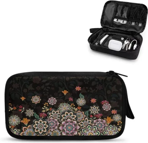 Miniatura 31 de Organizador electrónico de playa Bolsa de accesorios de tecnología Accesorios electrónicos Estuche de transporte Bolsa de almacenamiento para cable