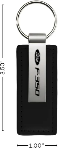 Miniatura 6 de Ford Au-TOMOTIVE GOLD, Inc. - Llavero de cuero negro con licencia oficial F350