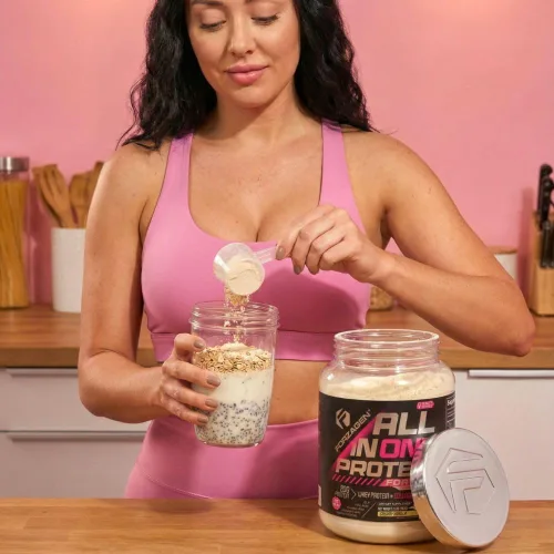 Miniatura 6 de Forzagen Proteína todo en uno para ella Proteína en polvo para mujer con péptidos de colágeno múltiple Suplemento de colágeno hidrolizado, salud