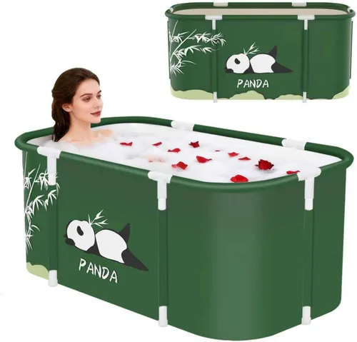 Miniatura 10 de Bañera Plegable Portátil, Bañera de Remojo Plegable para Adultos, Bañeras Independientes, Bañera de Agua Caliente, Baño de Hielo, Bañera SPA