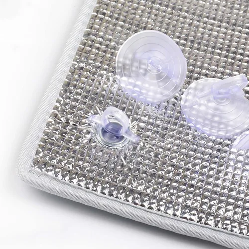 Miniatura 2 de Película reflectante para ventana, película de privacidad totalmente opaca para ventana, barrera radiante impermeable e insonorizada, bloqueo UV