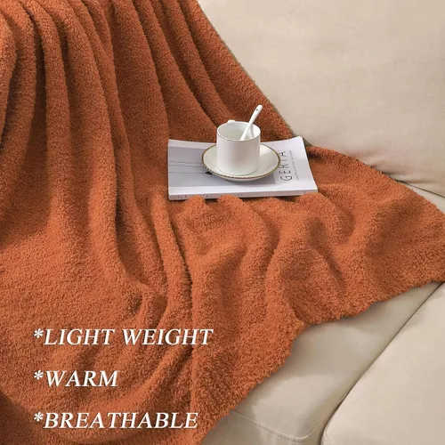 Miniatura 4 de Bearberry - Manta de caída súper suave para otoño, manta cálida y acogedora ligera para sofá, cama, sofá cama para todas las estaciones