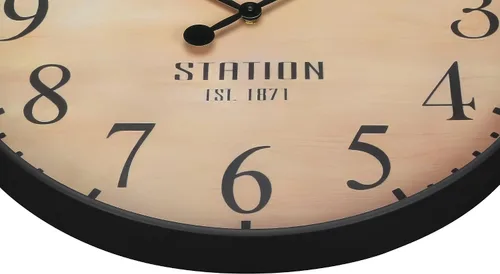 Miniatura 4 de Monarch Specialties I 9053 Relojes, 20" redondo, reloj de pared, marrón antiguo, de transición