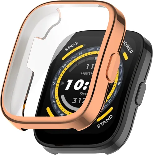Miniatura 4 de Funda protectora compatible con Amazfit Bip 5 Smart Watch, funda de TPU suave y ultradelgada, protector de pantalla para reloj inteligente Amazfit