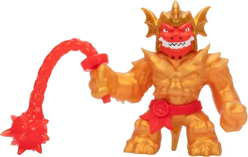 Heroes of Goo JIT Zu Stretch Strikers Deluxe Hero Pack Blazagon, figura de acción elástica con más de 20 sonidos de batalla impresionantes, armadura