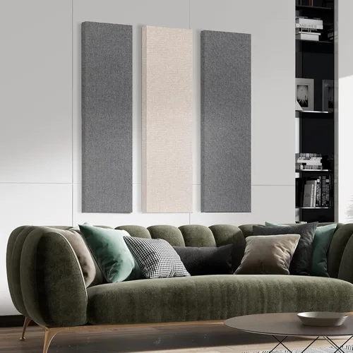 Miniatura 4 de UMIACOUSTICS 2 paneles acústicos de fibra de vidrio, paneles de absorción de sonido de 48 x 12 x 2 pulgadas, paneles a prueba de sonido para Gris