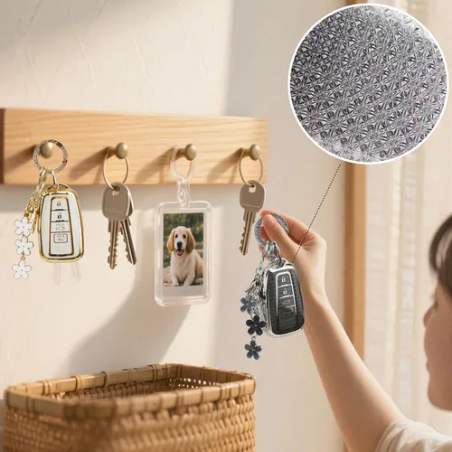 Miniatura 5 de Funda para llavero de TPU con llavero floral compatible con llave inteligente Chevy de 6 botones para mujeres