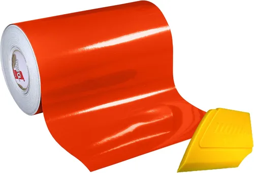 Miniatura 6 de VViViD ORACAL 651 - Calcomanías de vinilo brillante de 12 x 10 pies, a base de disolventes, con base de adhesivo, con escobilla multiusos amarilla