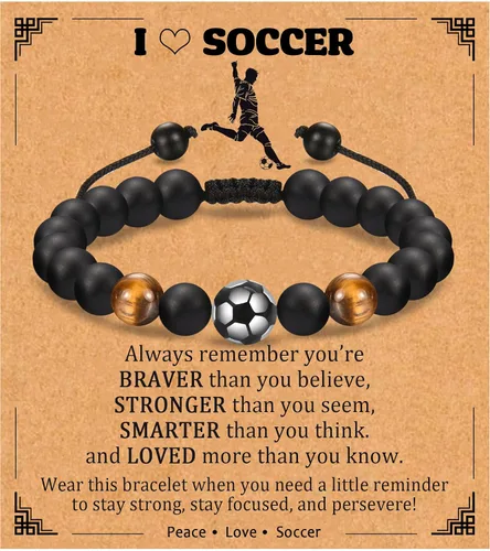 Miniatura 11 de EPIRORA Regalos para adolescentes, pulseras de fútbol, baloncesto, béisbol, fútbol americano, regalos de cumpleaños para hijo, nieto, hermano