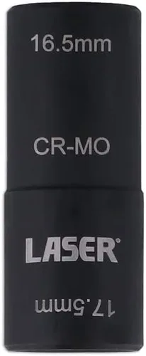 Miniatura 4 de Laser Herramientas 8213 doble extremo dañado rueda tuerca zócalo 0.650x0.689 in