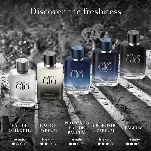 Miniatura 7 de Armani Beauty - Acqua di Giò - Eau de Toilette - Colonia para Hombre - Fragancia de larga duración con notas de bergamota, jazmín, almizcle blanco