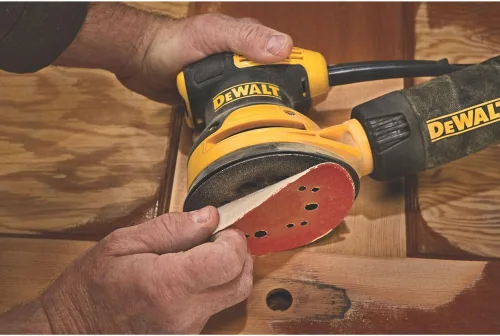 Miniatura 8 de DEWALT Lijadora orbital, herramienta lijadora de palma de 5 pulgadas, 12,000 OPM (DWE6421)