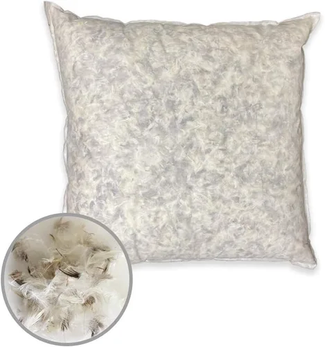 Foamma Relleno de plumón de ganso de 20 x 20 pulgadas, comodidad premium, felpa suave de lujo, uso para sofá, cama, cojín, fabricado en Estados