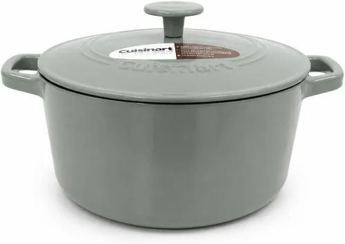 Miniatura 34 de Cuisinart Chef's Classic - Cacerola cubierta de hierro fundido esmaltado, redonda (Rojo Cardinal, 5 cuartos)