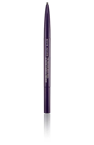 Miniatura 2 de Kevyn Aucoin El lápiz de cejas de precisión, morena oscura: ultra delgado, delgado y fuerte. Brocha retráctil plus spoolie. Maquillador profesional