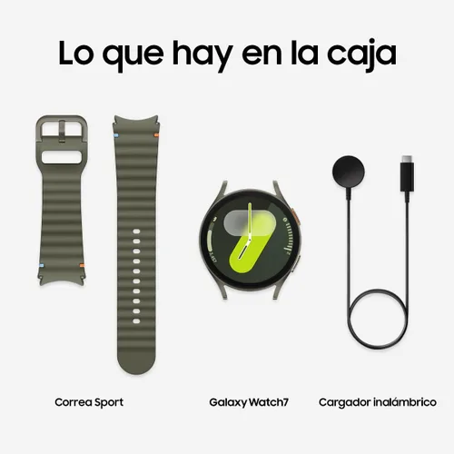 Miniatura 4 de Samsung Galaxy Watch 7 (44mm) Reloj inteligente AI con pantalla AMOLED de 1.5", Wear OS 5, Wi-Fi, Bluetooth, monitor de frecuencia cardíaca, monitor
