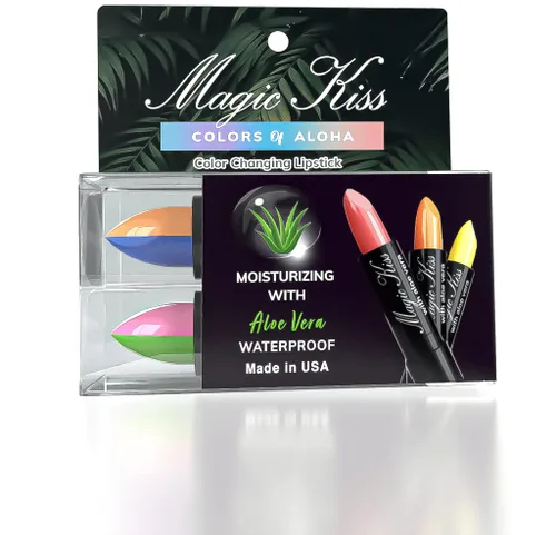 Miniatura 16 de Magic Kiss Juego de pintalabios mate que cambia de color, hidratante nutritivo de larga duración, bálsamo labial mágico que cambia