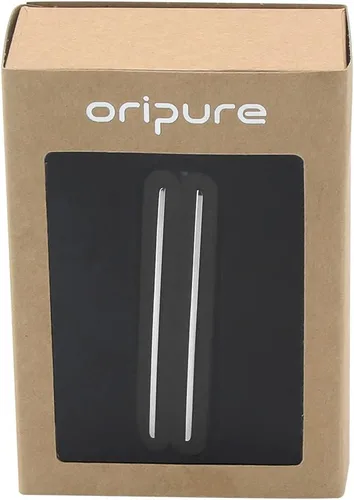 Miniatura 2 de OriPure Pastillas de doble carril caliente Alnico5 Humbucker de un solo tamaño de bobina 15-16K Fit ST/SQ Style Guitarra eléctrica, color negro