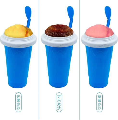 Miniatura 3 de Taza para Hacer Granizados, Fabricante de Tazas de Granizado, Taza para Jugo de Cola y Leche con Exprimidor, Taza Mágica de Congelación Rápida, Taza