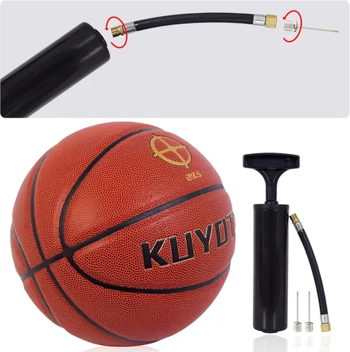 Miniatura 7 de KUYOTQ Kids Toddler Youth Adult Size 3/4/5/6/7 Basketball 22/25.5/27.5/28.5/29.5" Thickened Rubber or Faux Leather Indoor Outdoor Basketball for