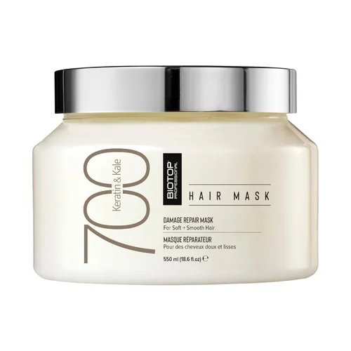 Miniatura 7 de Biotop Professional 700 Keratin + Kale Hair Mask - Tratamiento de queratina para cabello grueso, seco, químicamente y teñido - Mejora la salud