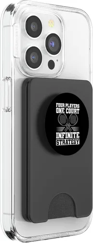 Miniatura 4 de Four Players One Court Padel Racquet Paddle PopSockets Adhesive PopGrip