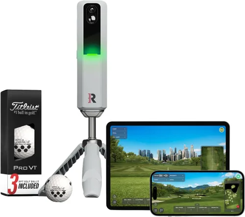 Rapsodo MLM2PRO - Monitor de lanzamiento de golf, simuladores para hogar y entrenamiento, monitor de lanzamiento móvil para análisis de swing de