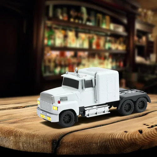Miniatura 6 de WSTER American Truck Altavoz Bluetooth, modelo de coche retro, inalámbrico portátil con sonido estéreo HD, emparejamiento TWS, reproducción Blanco