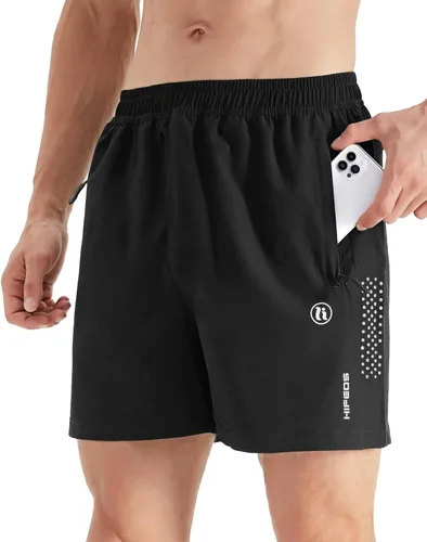 Pantalones cortos deportivos para hombre, pantalones cortos de entrenamiento para correr, tenis, gimnasio, 5, 7, 9 pulgadas, cómodos, ligeros, 3