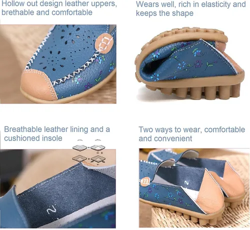 Miniatura 5 de VenusCelia Zapatos cómodos para caminar en barco para mujer
