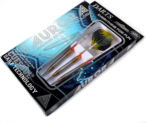 Miniatura 7 de CUESOUL Aurora 90% Profesional 0.74 oz/0.81 oz/0.88 oz Punta de Acero Tungsteno Dardo-Revestimiento de Nitruro de Titanio