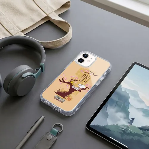 Miniatura 208 de Carcasa de gel para iPhone 7 Plus/iPhone 8 Plus, diseño de Snoopy Oriental de Peanuts, Badges