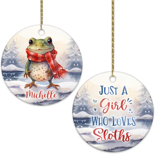 Miniatura 8 de Hyturtle Adorno de Navidad personalizado, con nombre personalizado, círculo de cerámica, para amantes de las abejas, decoración de árbol, regalo