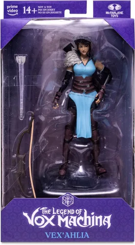 Miniatura 8 de McFarlane Toys - Papel crítico Vex'ahlia Campaign 1 Vox Machina 7" Figura de acción con accesorios