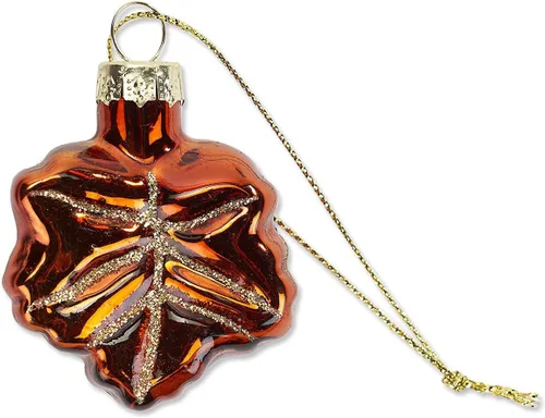 Miniatura 6 de Lillian Vernon Adornos de cristal de otoño de bellotas y hongos, juego de 12, mini árbol para decoración del hogar para otoño, Acción de Gracias