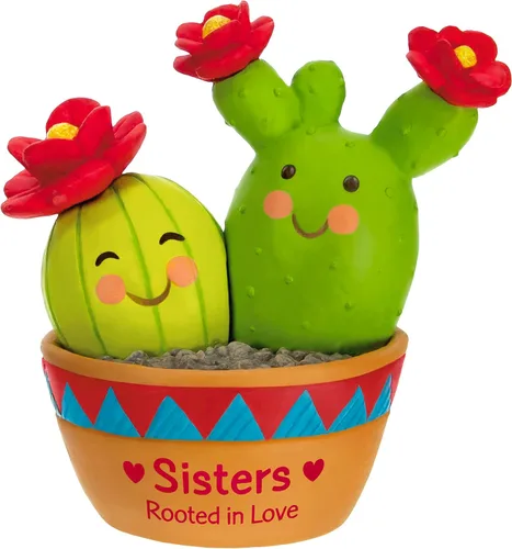 Adorno de Navidad colgante Hallmark Keepsake 2023, arraigado en amor, regalo de cactus para hermana