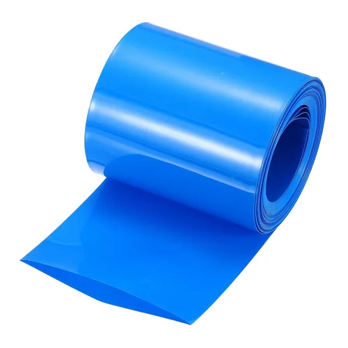 Miniatura 37 de MECCANIXITY Envoltura de Batería de PVC Termorretráctil de 127 mm de Diámetro 200 mm Plana 10 Pies (3 metros) Negra con Buena Aislación para Paquete