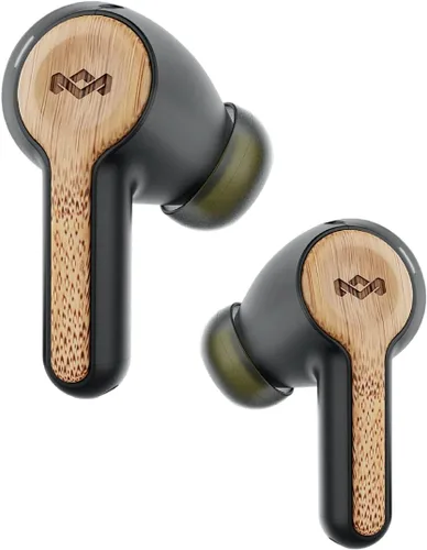 Miniatura 9 de House of Marley Rebel - Auriculares inalámbricos con micrófono, conectividad Bluetooth, batería de 8 horas de duración con carga de funda y Crema