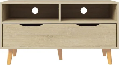 Miniatura 5 de TV Cabinet Sonoma Oak Engineered Wood Medium TV Cabinet Entertainment Center