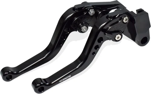 Palanca de freno corta Palanca de embrague compatible con YAMAHA Fazer FZ-1 FZ-8 FZ-6 FZ-6R FZS600, aleación de aluminio CNC fabricada (negro)